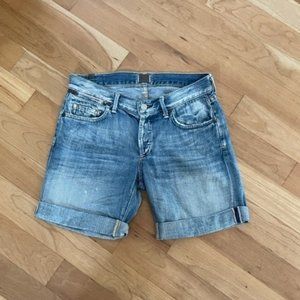 Citizens of Humanity Distressed Cuffed Short